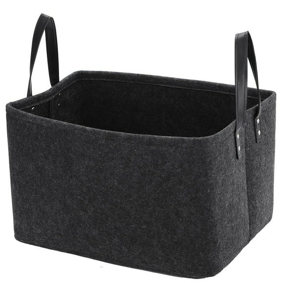 Storage Basket Felt Storage Bin Collapsible & Convenient Box Organizer